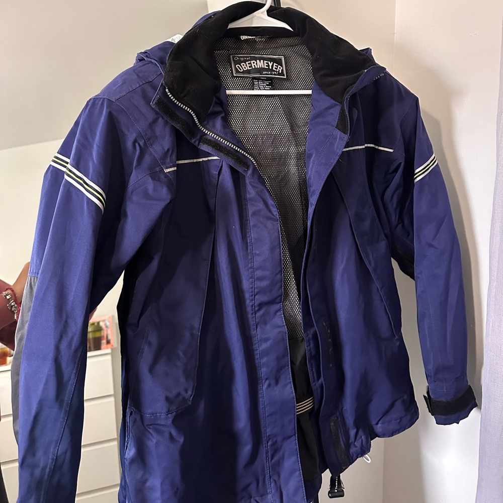 Obermeyer Womens Navy Windbreaker Jacket